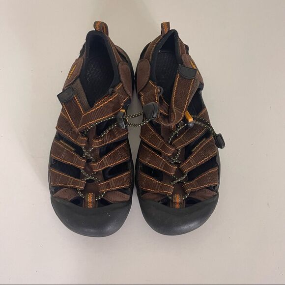 Keen Brown & Orange Hiking Sandals - Picture 5 of 9